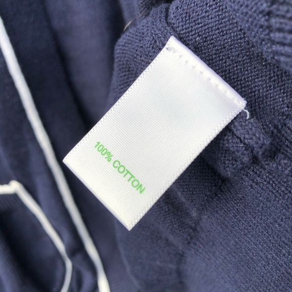 Lilly Pulitzer Navy Cropped Cardigan Size XS - Picture 7 of 7